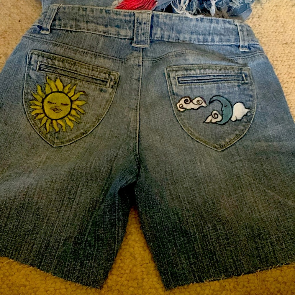 Hand painted shorts